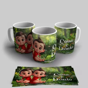 Caneca Baby Orixás - Cosme e Damião