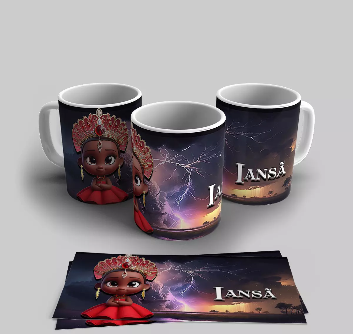 Caneca Baby Orixás - Iansã