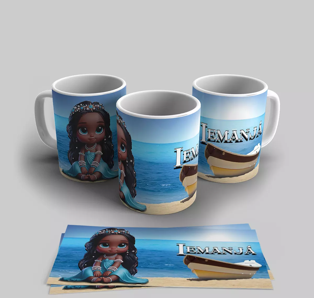 Caneca Baby Orixás - Iemanjá