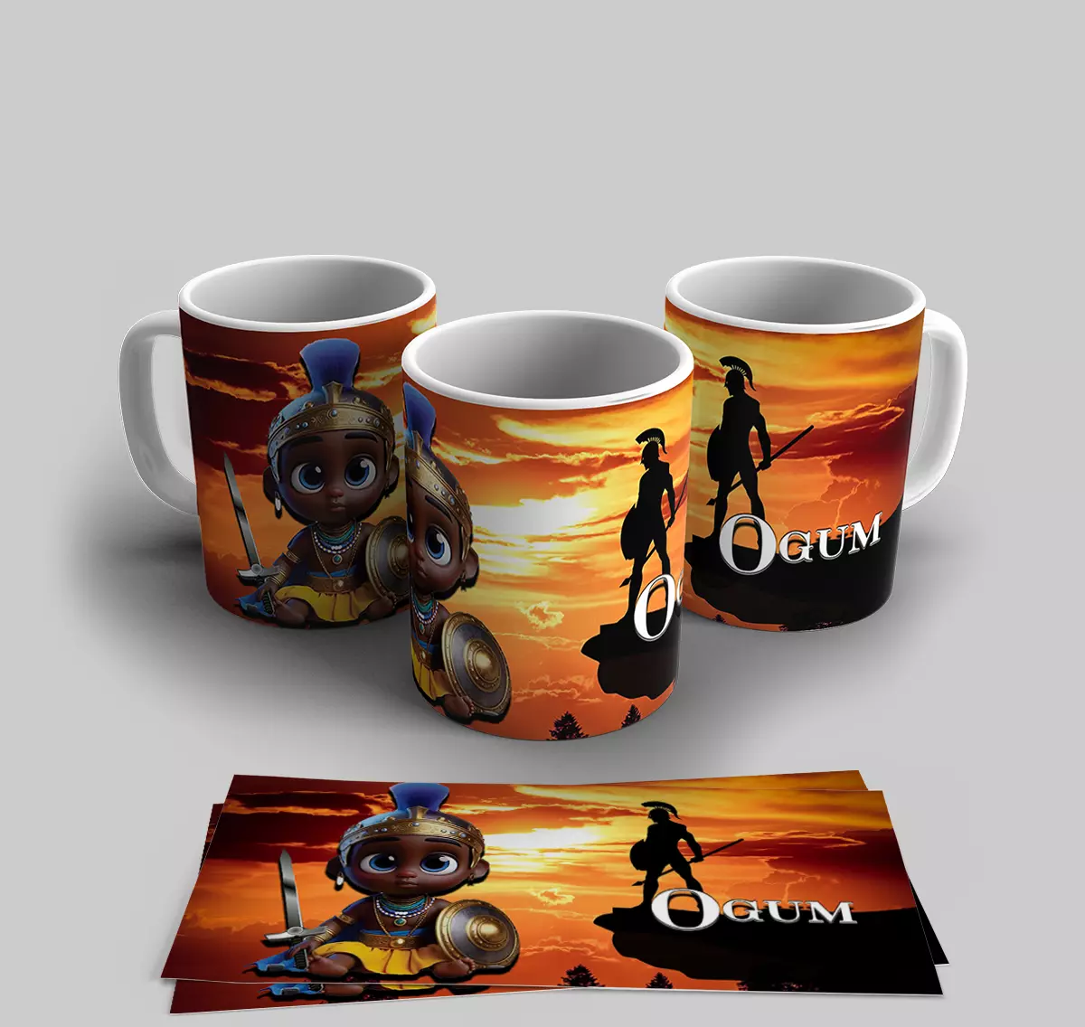 Caneca Baby Orixás - Ogum